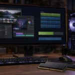 램 용량과 멀티태스킹 여유를 보여주는 데스크탑 PC 이미지