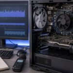 메인보드 고주파와 CPU 사용률 문제를 분리 점검하는 PC 내부 이미지