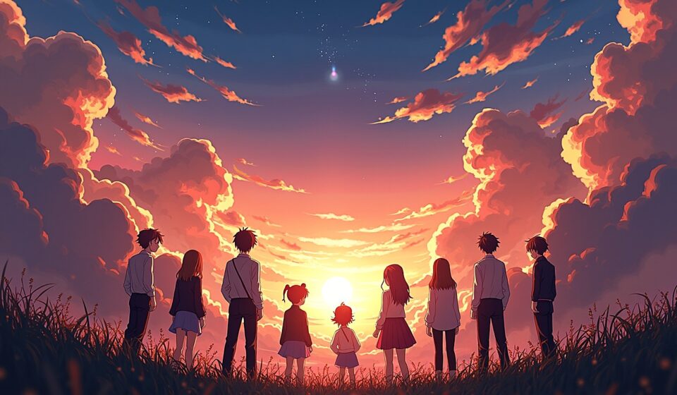 감성적인 JRPG 파티 분위기를 표현한 생성 이미지